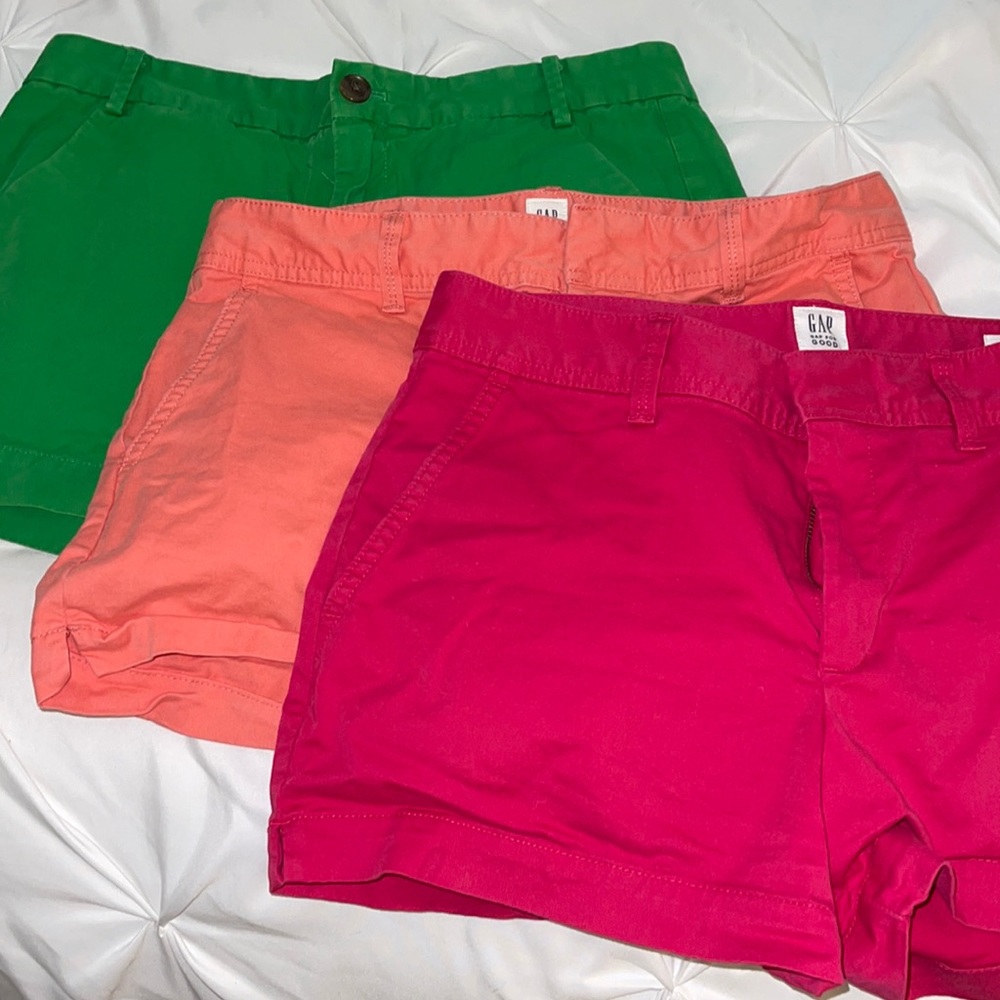 Three GAP shorts size 4!